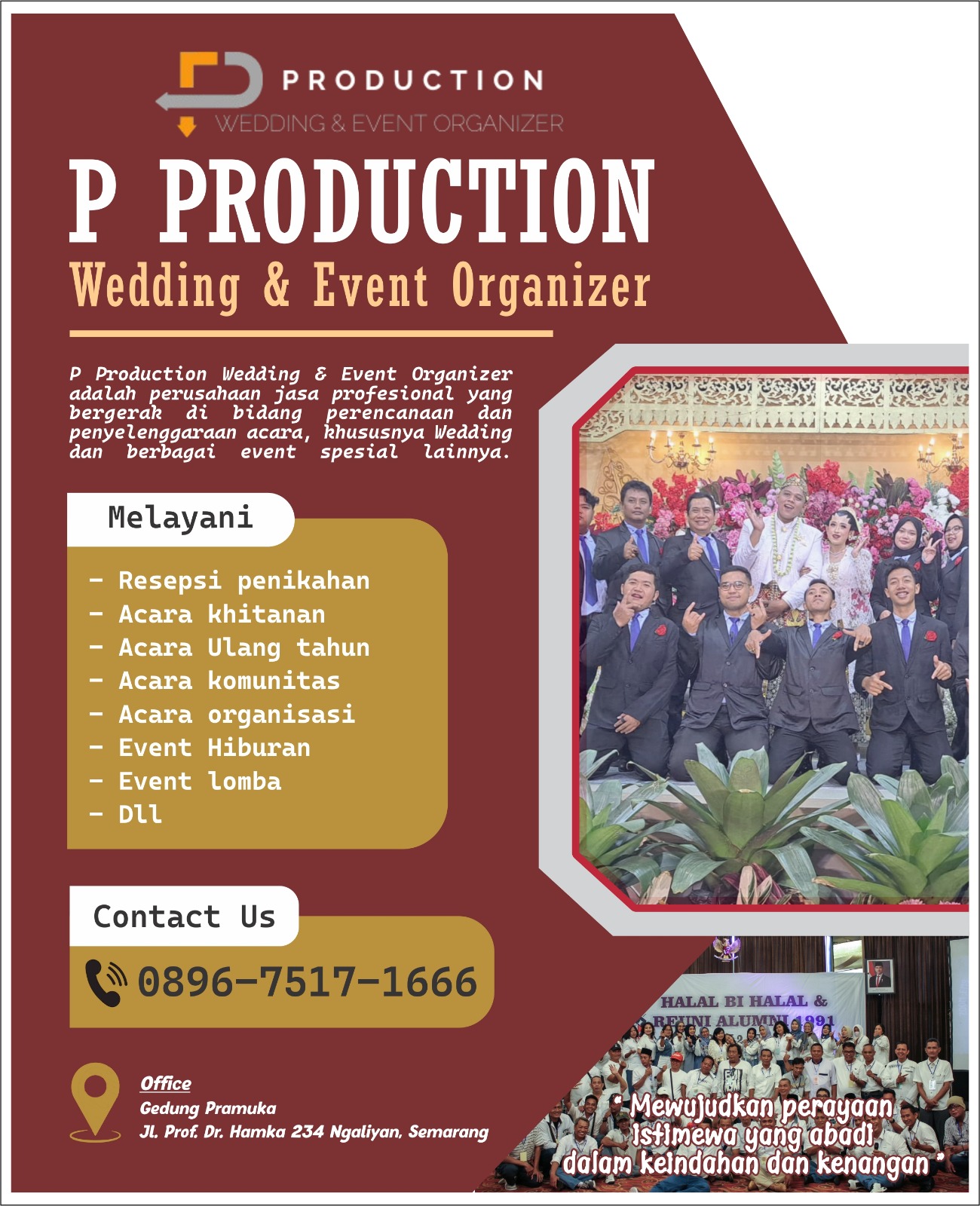 Wedding & Event Organizer P PRODUCTION