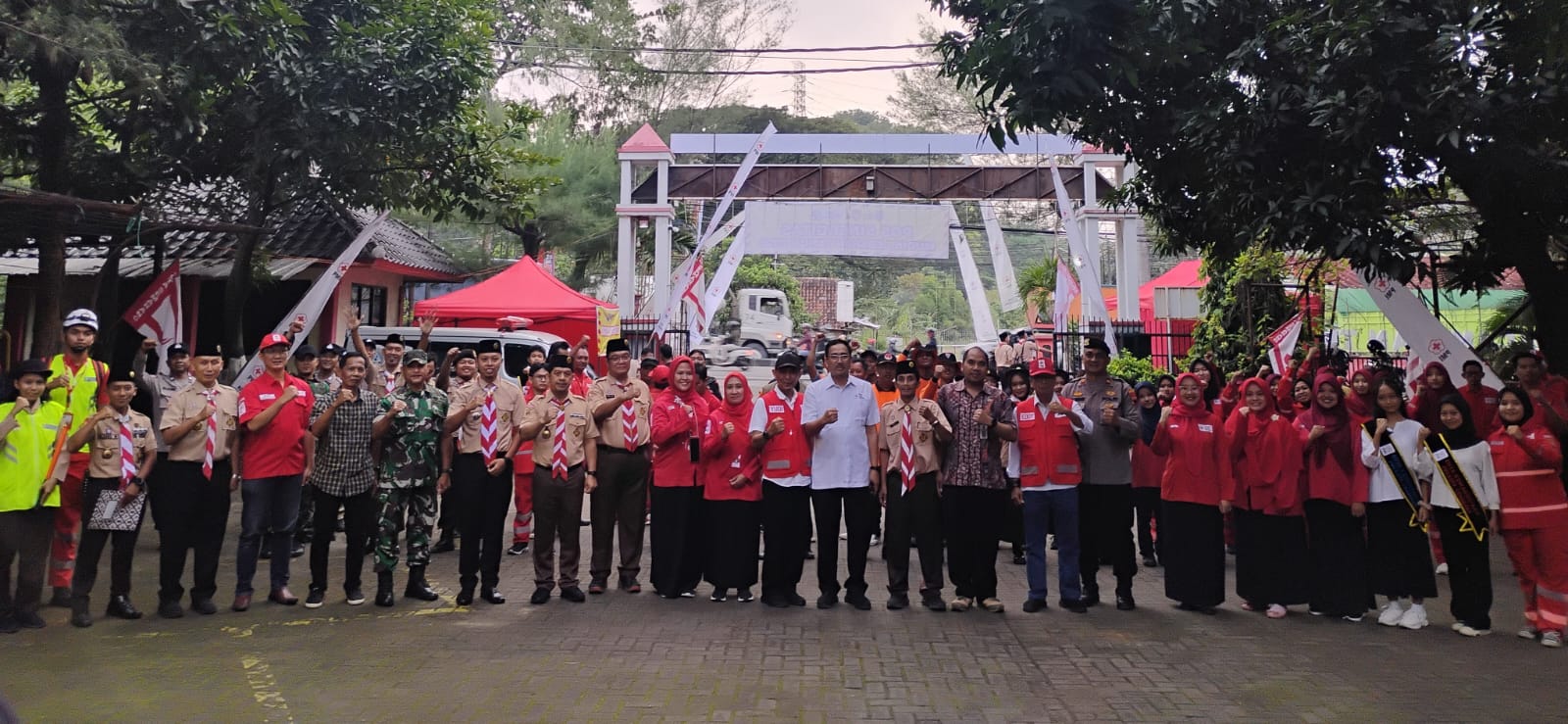 Pembukaan Posko Sinergitas Mudik Lebaran Kota Semarang 2026 Resmi Dibuka di Kecamatan Tugu