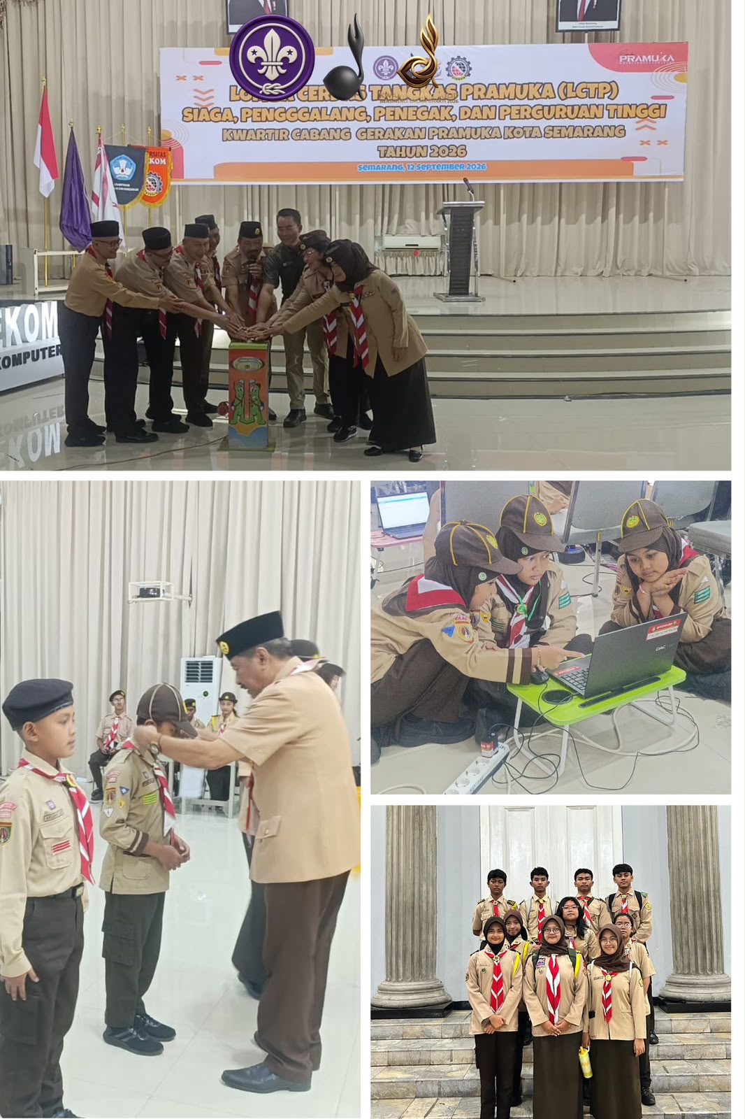 Semangat Kompetisi Menggema, 542 Pramuka Ramaikan Lomba Cerdas Tangkas Pramuka Tingkat Kota Semarang